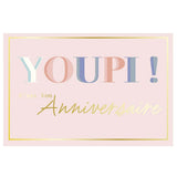 Carte anniversaire Dolce Vita Un merveilleux anniversaire 1