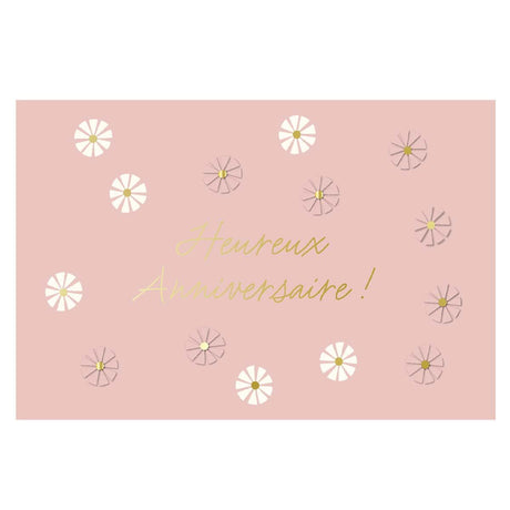 Carte anniversaire Dolce Vita Heureux anniversaire 1