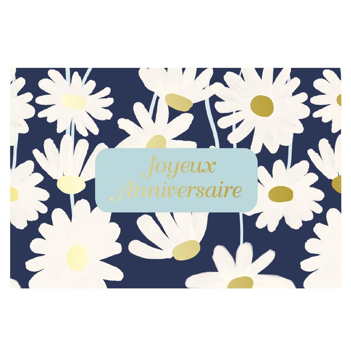 Carte anniversaire Dolce Vita Anniversaire fleurs 1