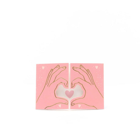 Carte de Vœux Thème Amour - Plusieurs Styles Cœur 1