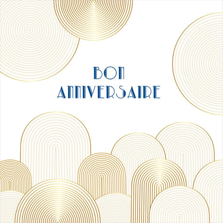 Carte anniversaire Gatsby Bon anniversaire forme 1