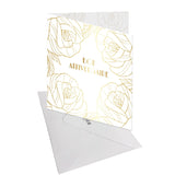Carte anniversaire Gatsby Bon anniversaire roses 3