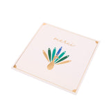 Carte de remerciement Gatsby Merci plume 5