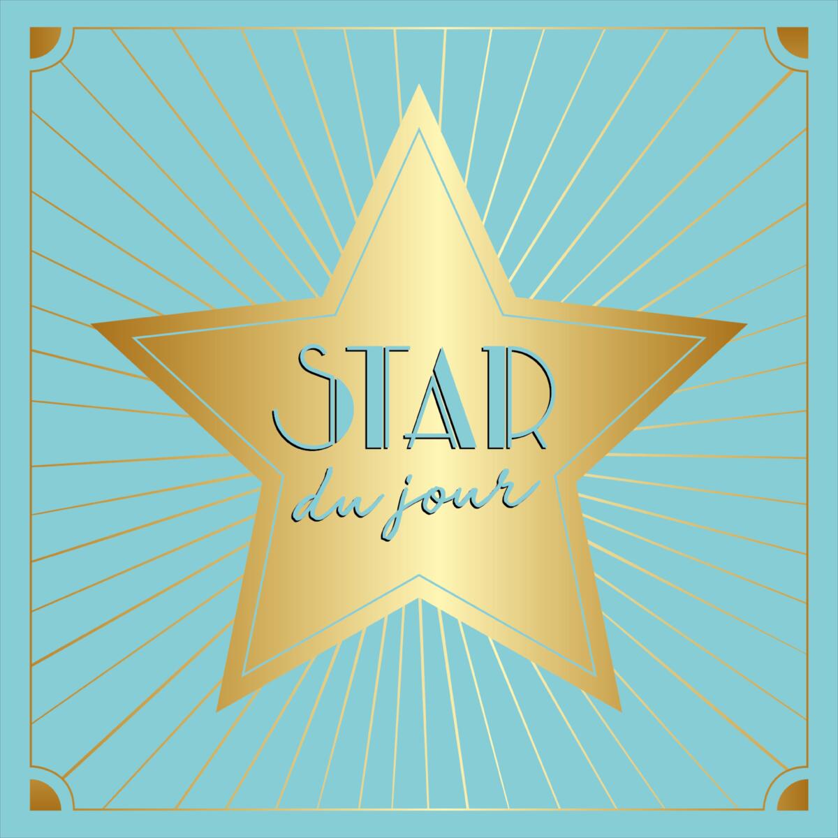 Carte anniversaire Gatsby Star du jour 1