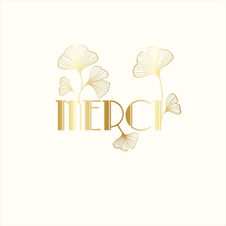 Carte de remerciement Gatsby Merci 1