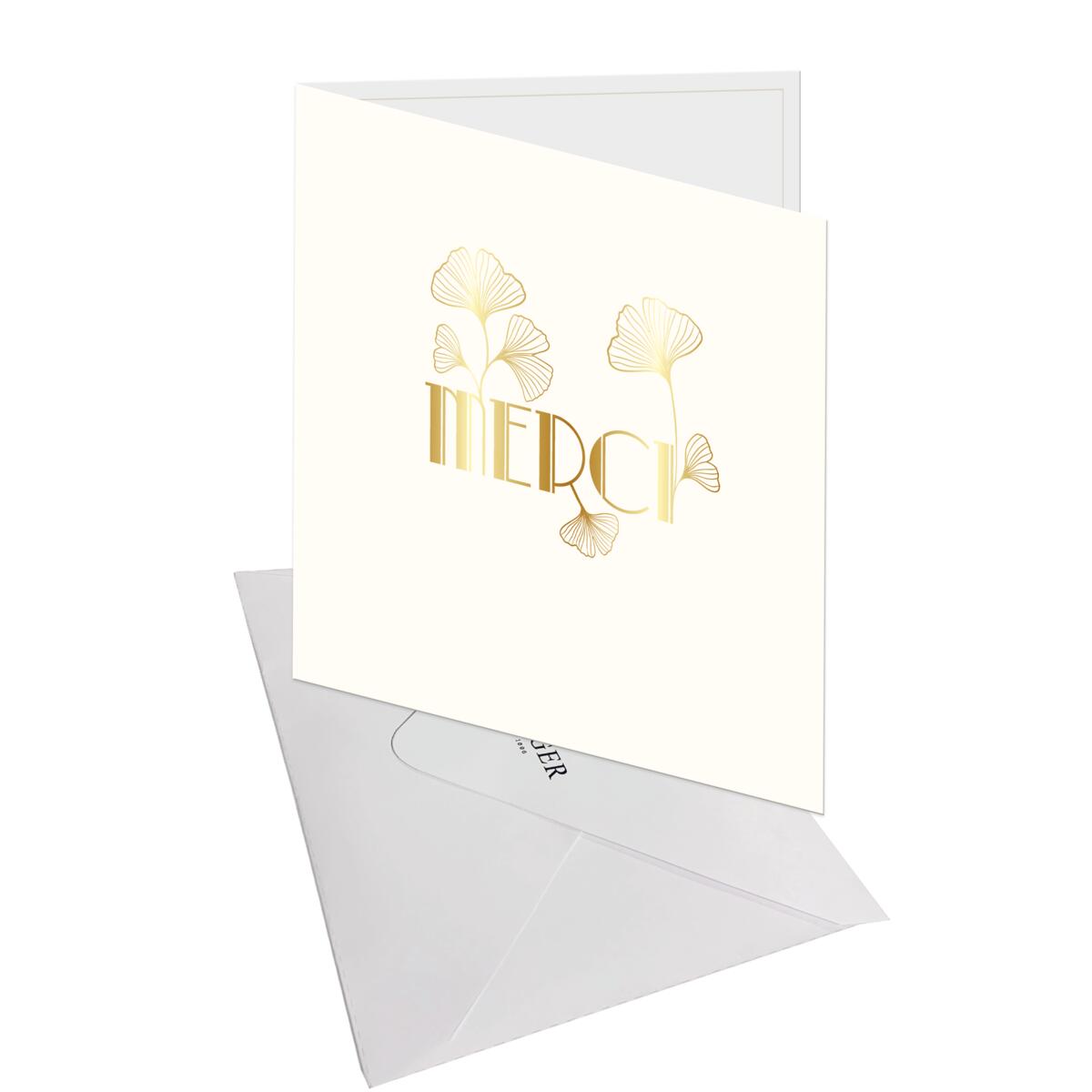 Carte de remerciement Gatsby Merci 3