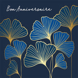 Carte anniversaire Gatsby Bon anniversaire ginko 1