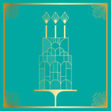 Carte anniversaire Gatsby Anniversaire gateau 1