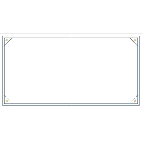 Carte de remerciement Gatsby Merci bleu 2