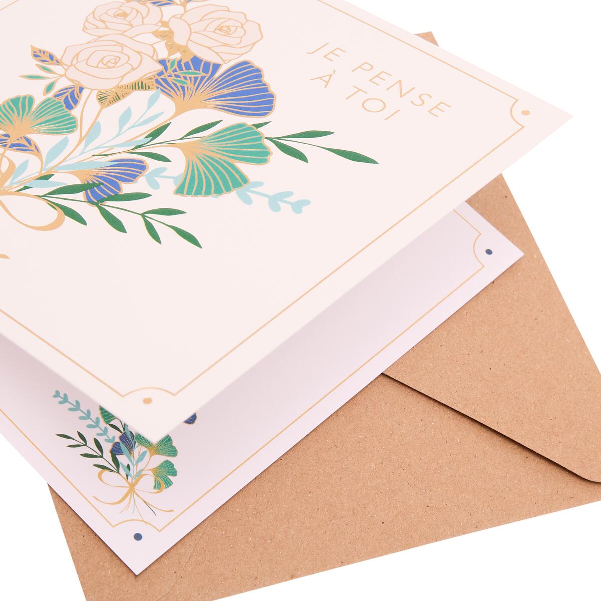 Carte naissance et félicitations Gatsby Je pense à toi 4