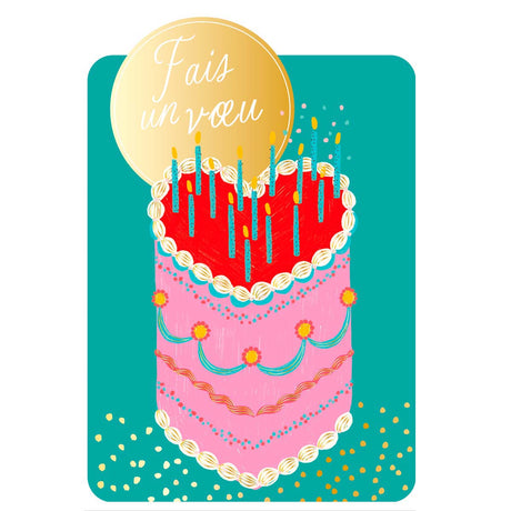 Carte de Vœux Thème Anniversaire Party Time - Plusieurs Styles