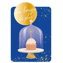Carte de Vœux Thème Anniversaire Party Time - Plusieurs Styles Une bougie de plus 1