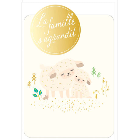 Carte de Vœux Thème Naissance Party Time - Plusieurs Styles
