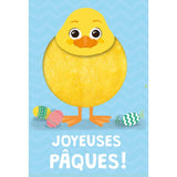 Carte de Pâques enfant Poussin tout doux 1