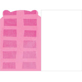 Carte de Pâques enfant Chasse aux œufs rose 2