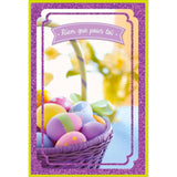 Carte de Pâques Panier gourmand 1