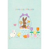 Carte de Pâques enfant Panier gourmand bis 1