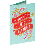 Carte Fête des mères Bonne fête des mères ruban 3
