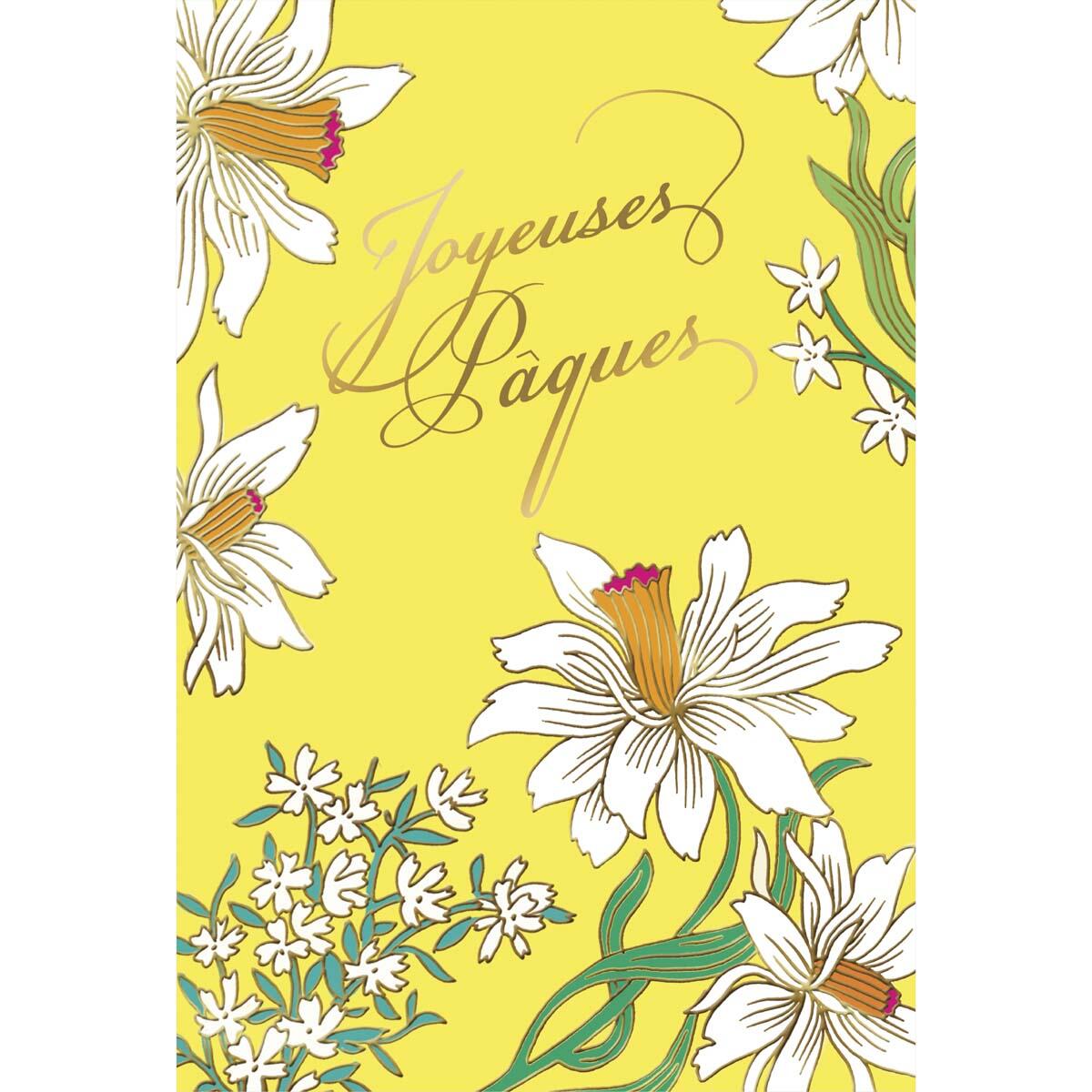 Carte de Pâques Fleurs 1