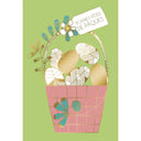 Carte de Pâques Bonne fête de pâques vert 1