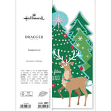 Carte de vœux accordéon Forêt de noël 3
