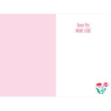 Carte fête des grands-mères Mamie chérie magnet 2