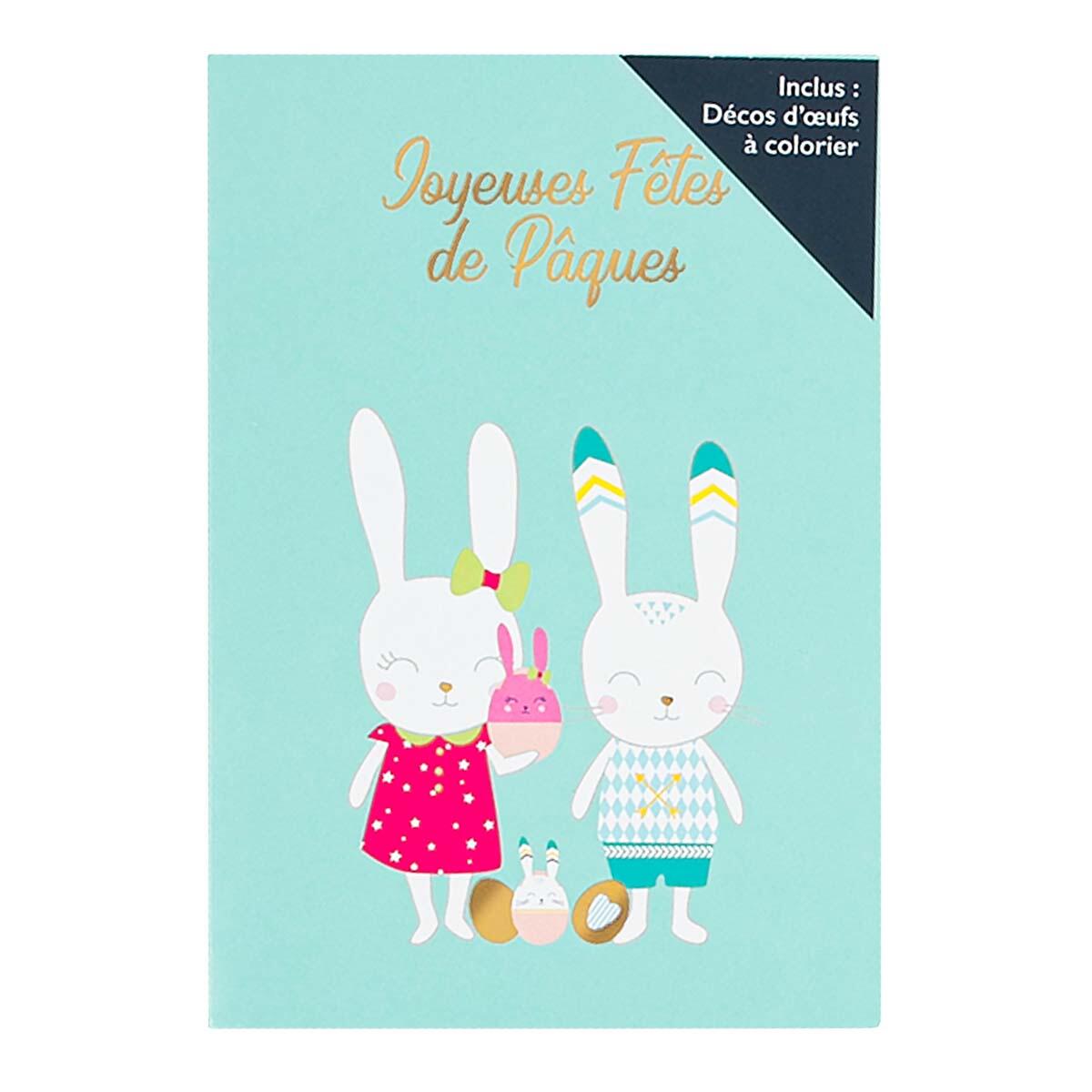 Carte de Pâques enfant Activité décoration 1