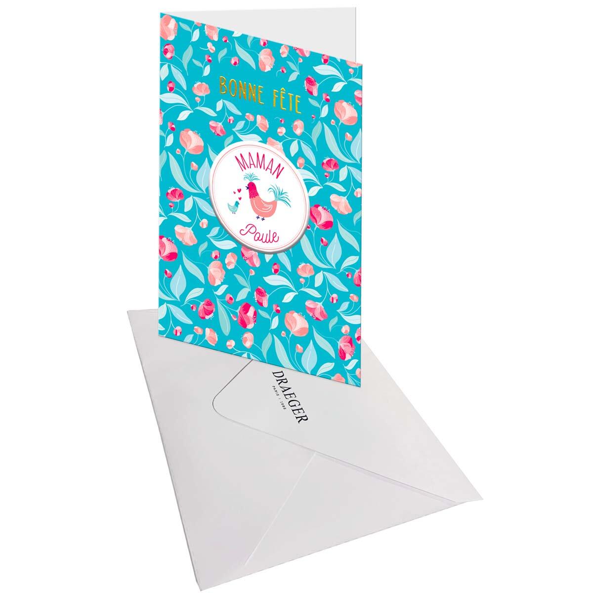 Carte Fête des mères Maman poule magnet 3