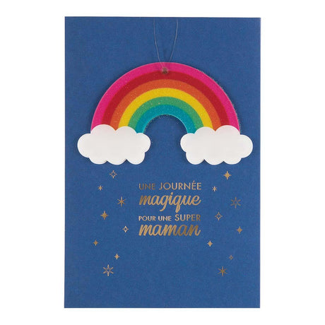 Carte Fête des mères Arc-en-ciel 1