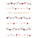 Carte Saint-Valentin Gurilande coeurs 1