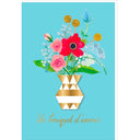 Carte fête des grands-mères Grand-mère vase 1