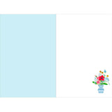 Carte fête des grands-mères Grand-mère vase 2