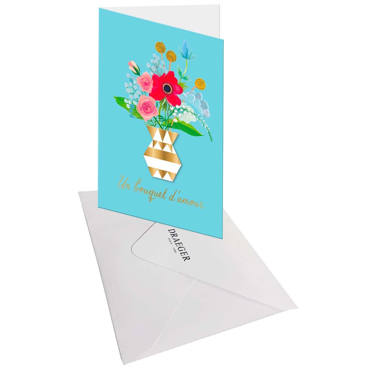 Carte fête des grands-mères Grand-mère vase 3