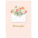 Carte fête des grands-mères Enveloppe fleurs 1