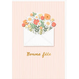 Carte fête des grands-mères Enveloppe fleurs 1