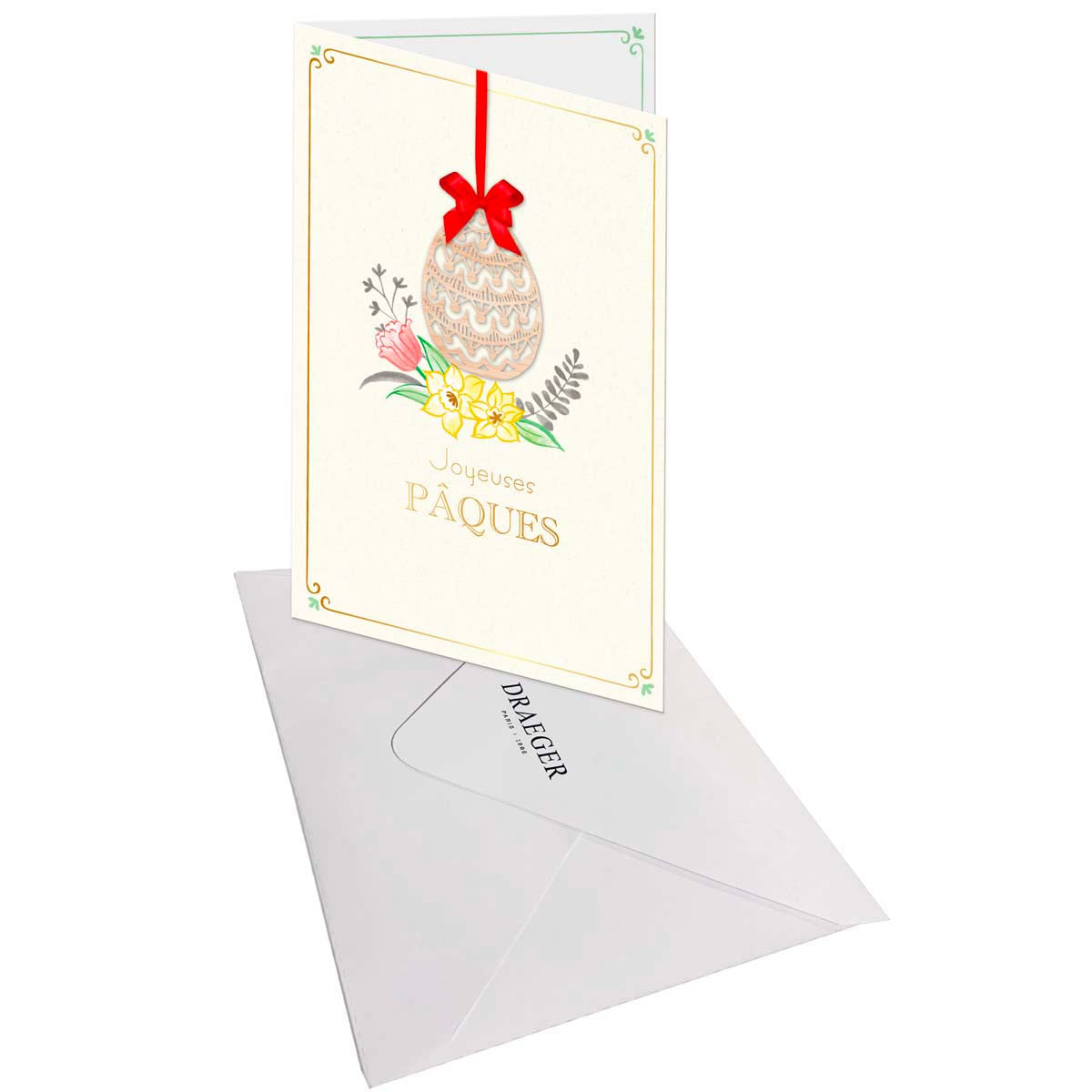 Carte de Pâques - Œuf Joyeuses Pâques
