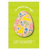 Carte de Pâques Chasse aux oeufs 1