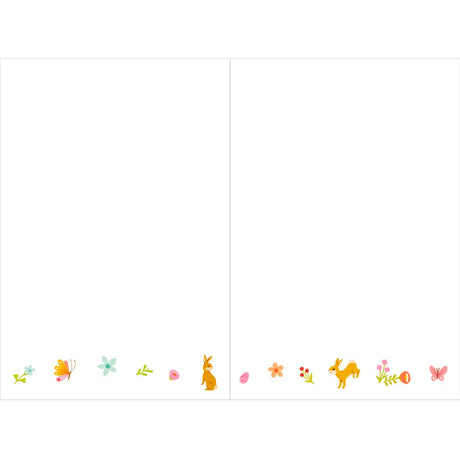 Carte de Pâques - Joyeuses Pâques Décorations