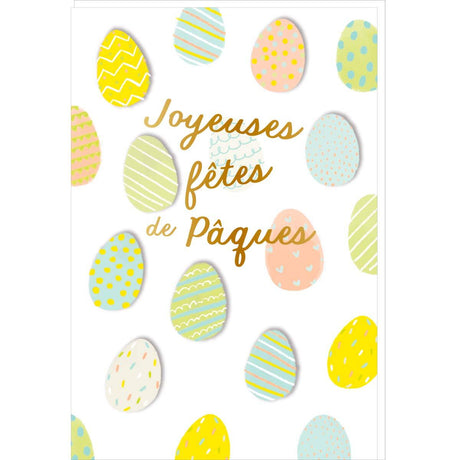 Carte de Pâques Œufs de pâques 1