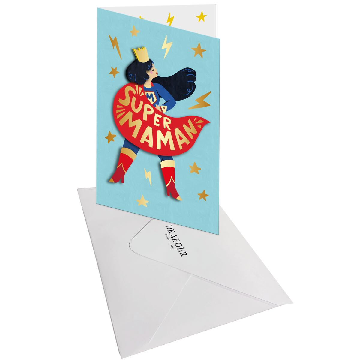 Carte Fête des mères Super maman 3