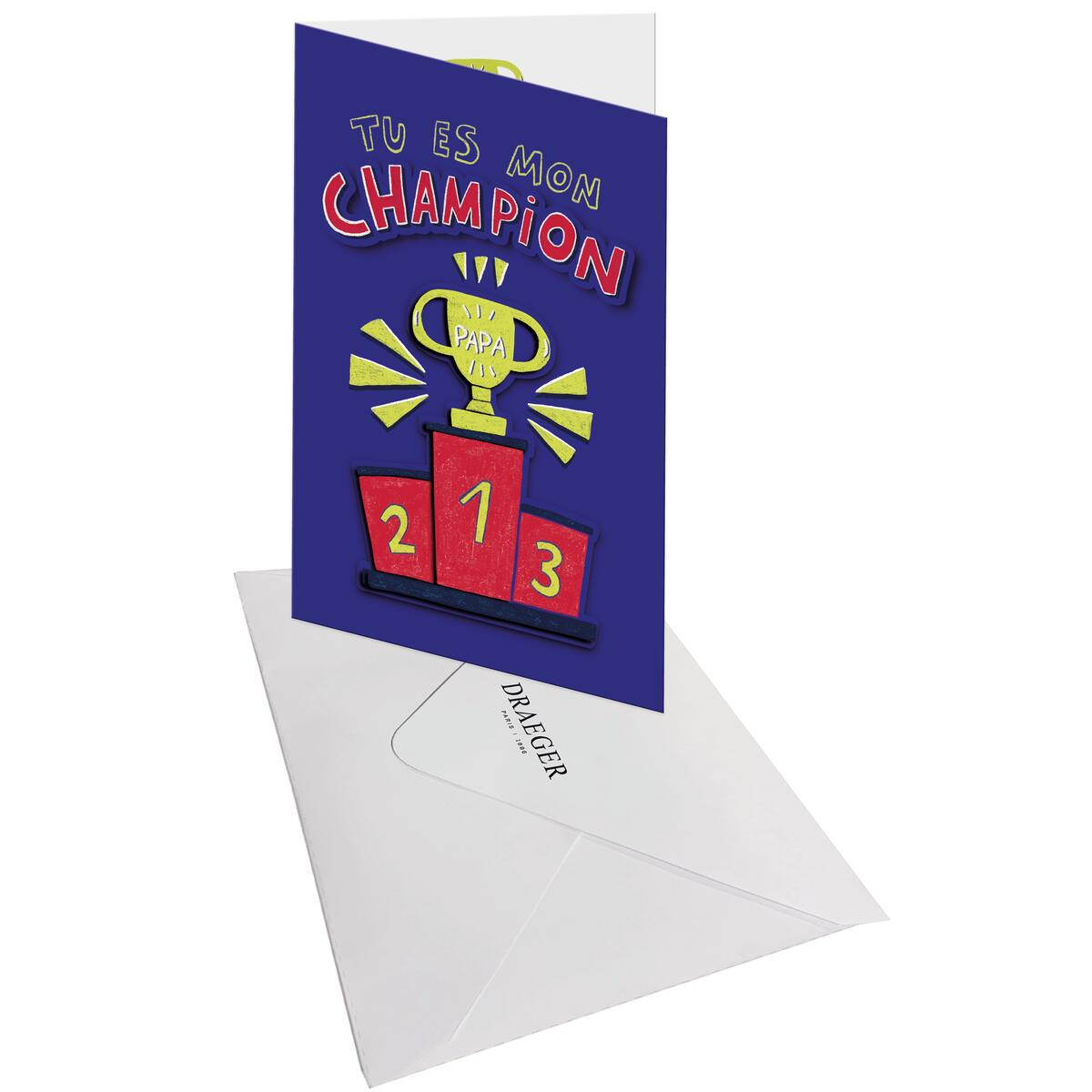 Carte Fête des Pères Champion papa 3