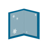 Carte de vœux Musicale Noël Traineau volant 5