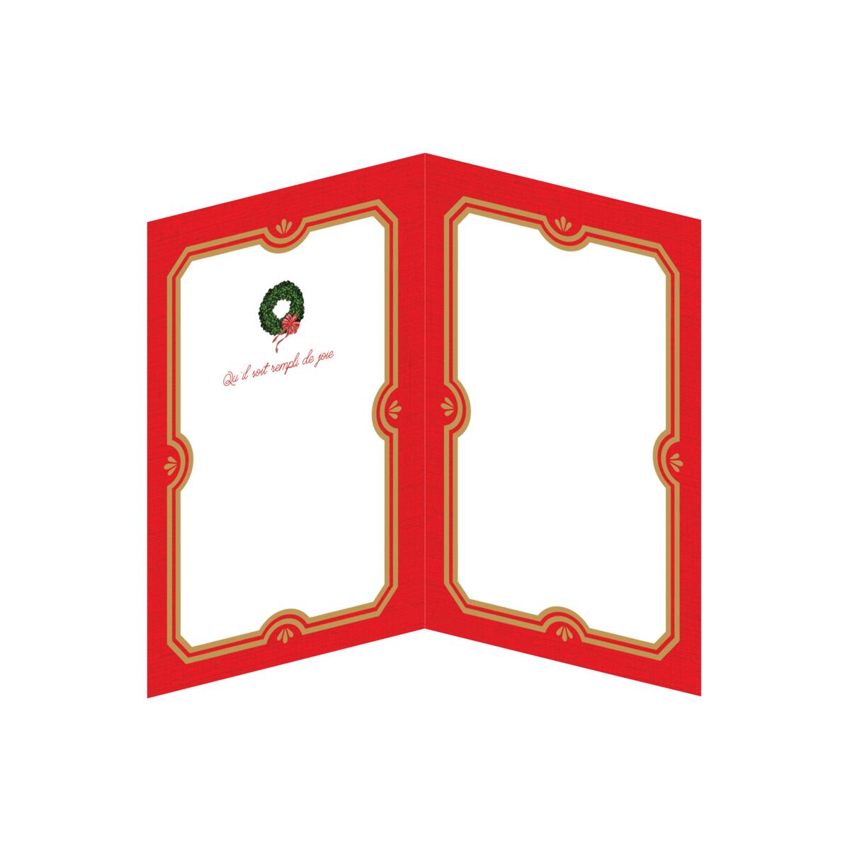 Carte de vœux Musicale Noël En route père noël 5