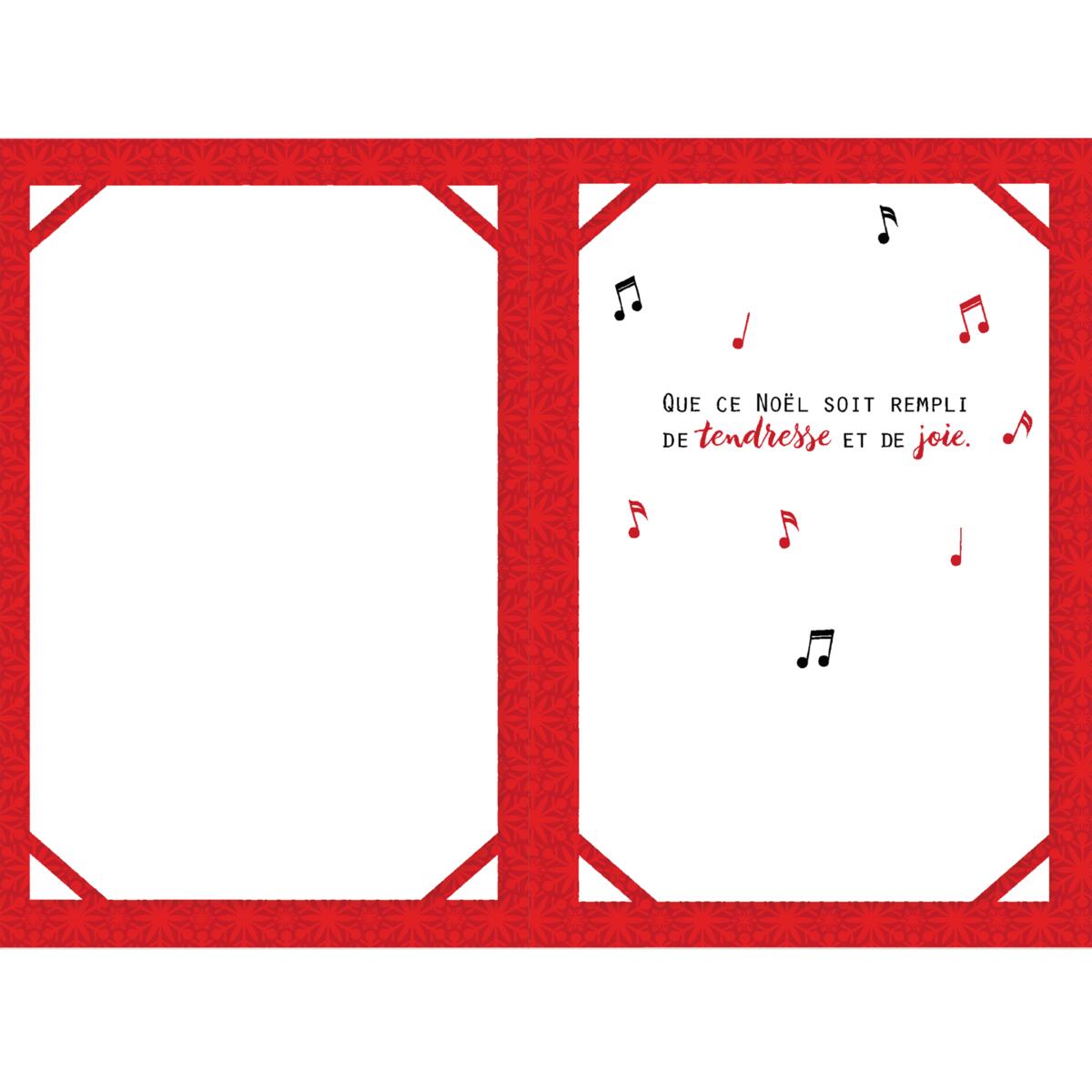 Carte de vœux Musicale Père Noël 2