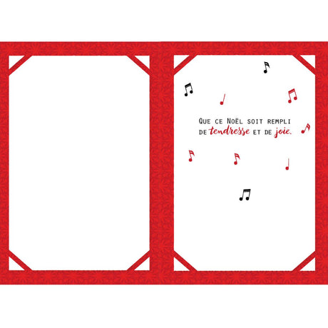 Carte de vœux Musicale Père Noël 2