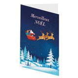 Carte de vœux Musicale Noël Traineau 2