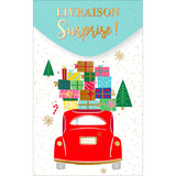 Carte de vœux Surprise Voiture 1