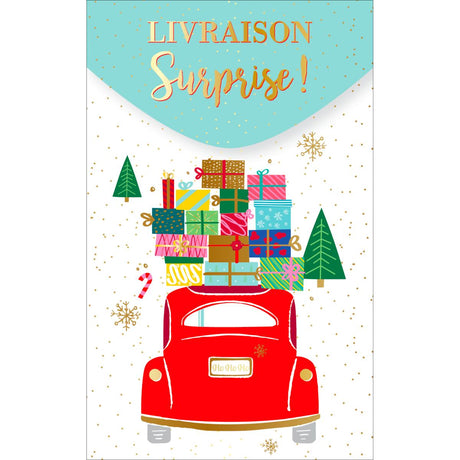 Carte de vœux Surprise Voiture 1