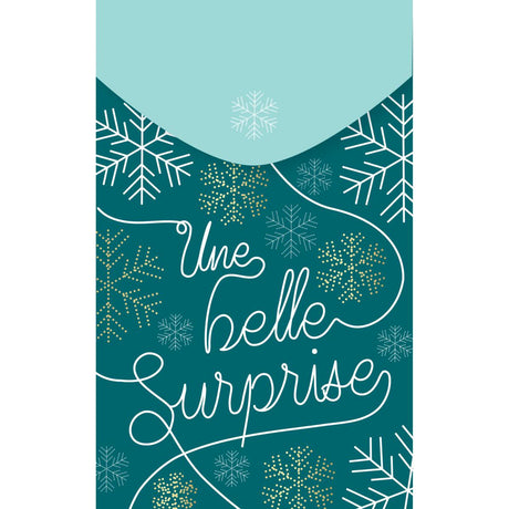 Carte de vœux Surprise Flocons 1