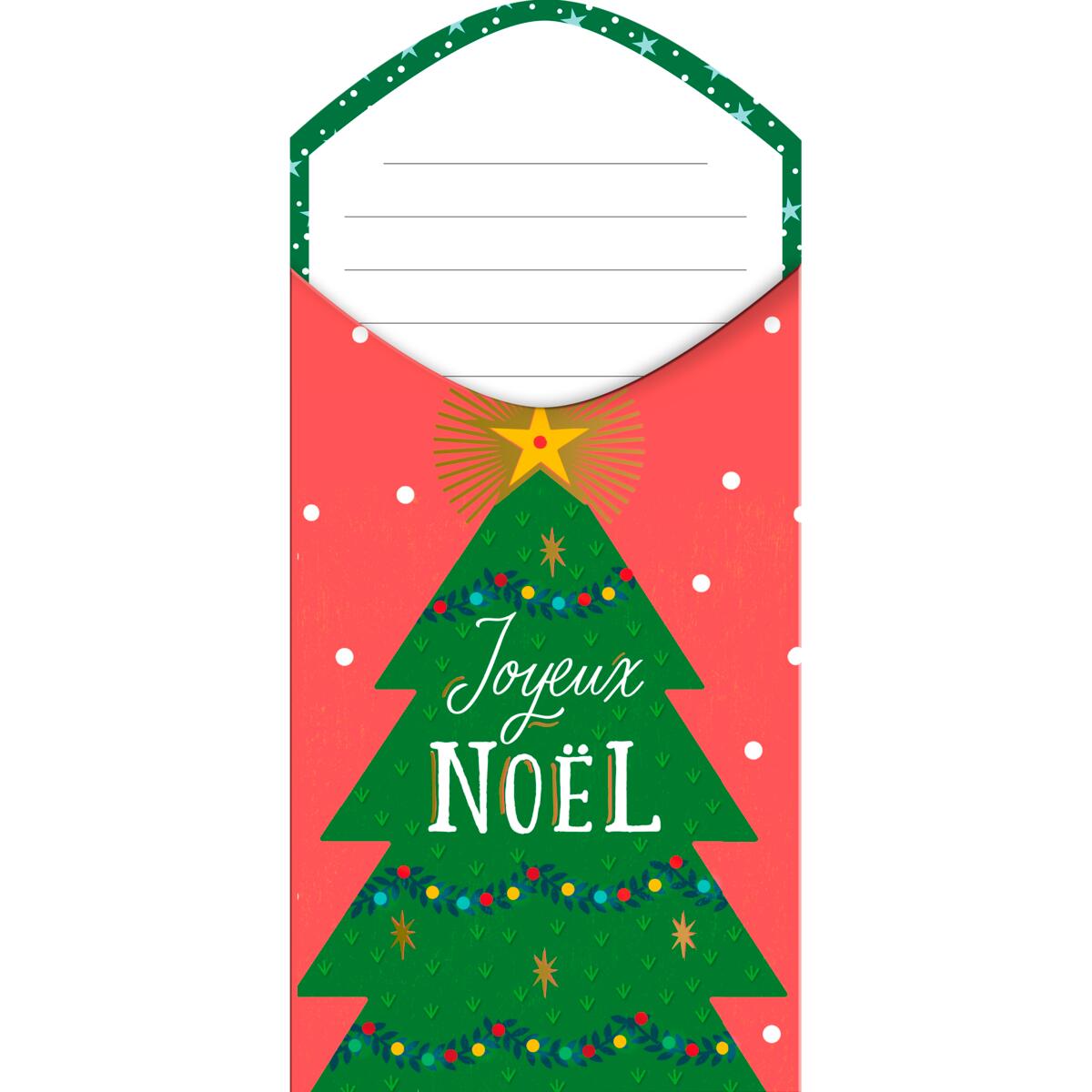 Carte de vœux Surprise Sapin étoile 2